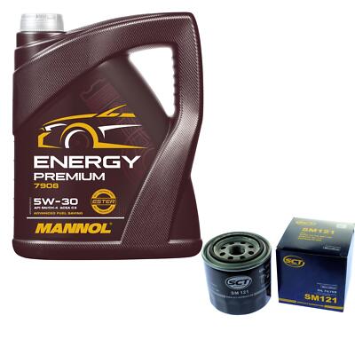 Ölwechsel Set 5L MANNOL Energy Premium 5W-30 + SCT Ölfilter Service 10164358