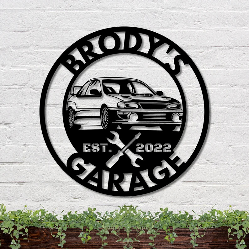 Wall Art Home Decor Metal Acrylic 3D Silhouette Poster USA Custom Car Sign