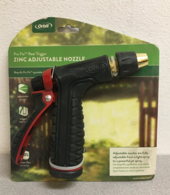 #ad #ad Orbit 56925 Pro Flo Rear Trigger 1 Pattern Adjustable Jet Stream Metal Nozzle $14.52