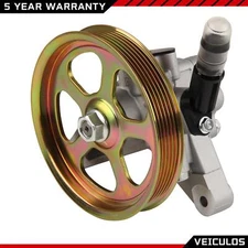 Power Steering Pump w/ Pulley for 2003-2007 Honda Accord V6 3.0L Acura MDX Pilot