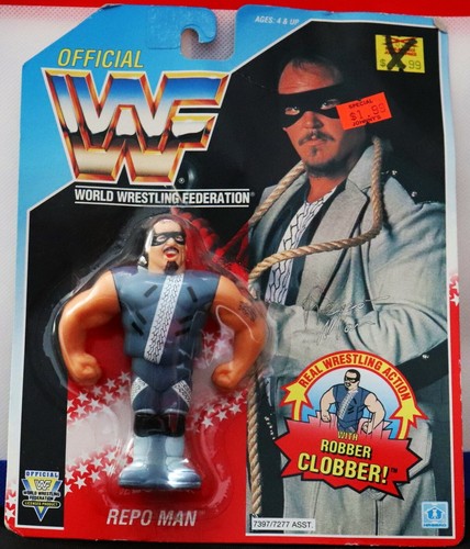 Vintage WWF Hasbro 1993/1994 Blue Card Repo Man Wr...