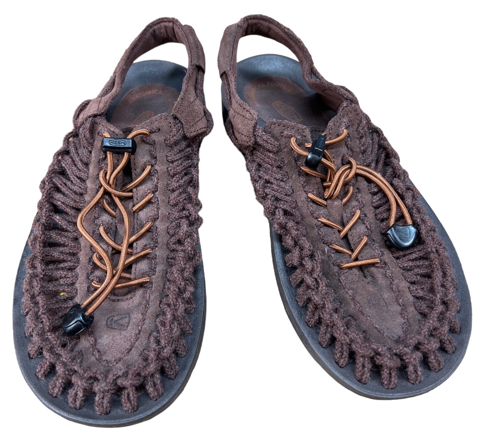 Sandali Keen Donna 9 Pelle Marroni Sport Pescatore Scarpe Lifestyle Sandali