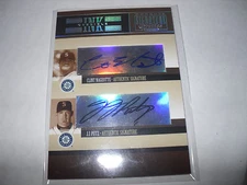 J.J. PUTZ 2005 DONRUSS SIGNATURE INKCREDIBLE DUAL AUTO WITH CLINT NAGEOTTE! 