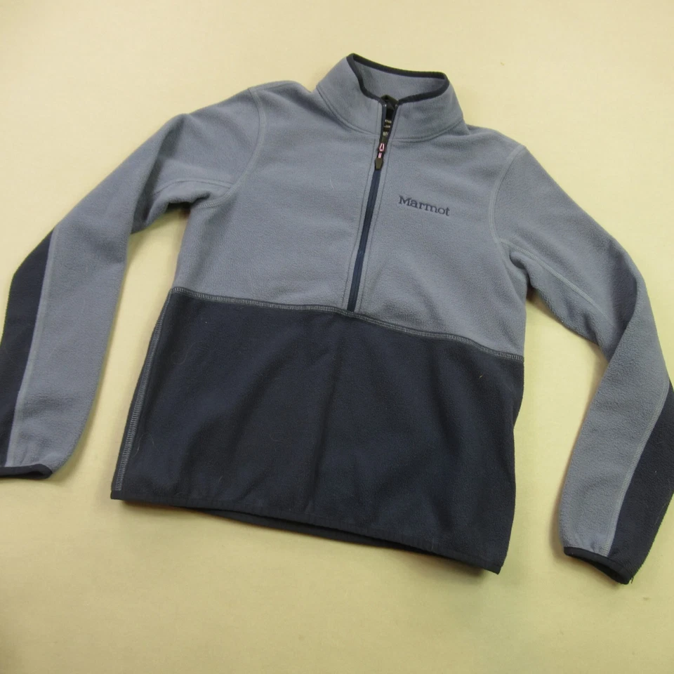 Suéter Marmot Mujer XS Manga Larga 1/4 Cremallera Exterior Pullover Azul Foto 2 de 4