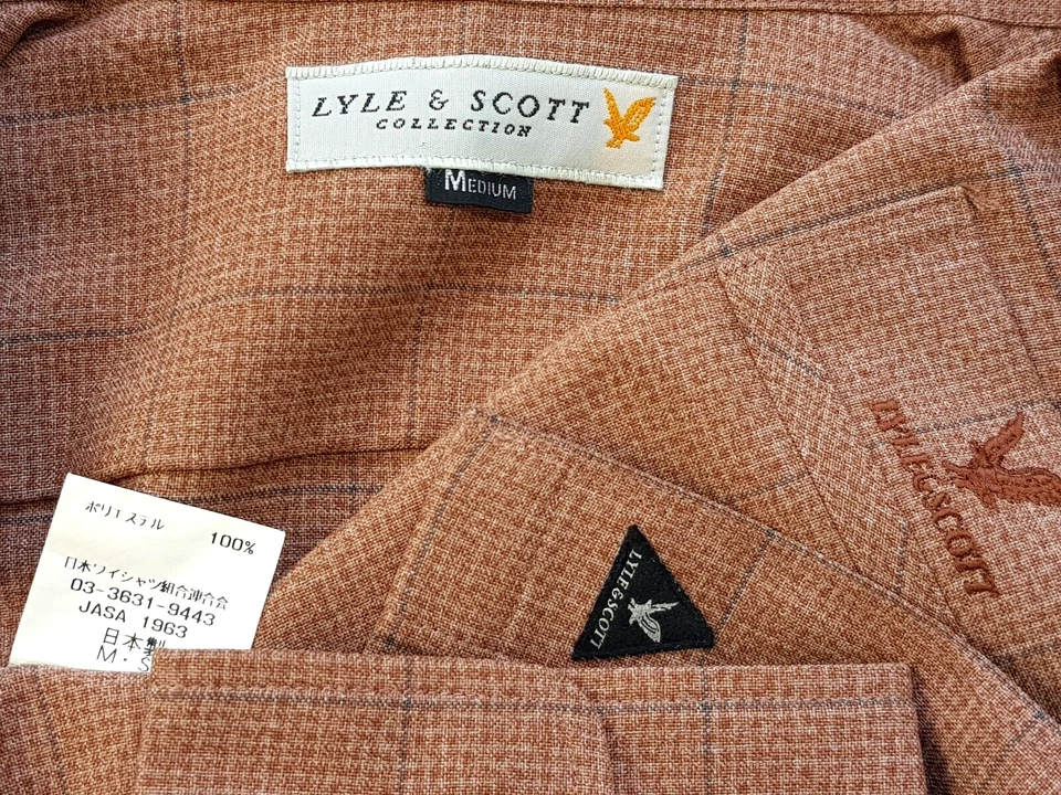 CAMISA DE VESTIR DE NOCHE LYLE & SCOTT COLLECTION Hombre Beige L/S - M - Pecho 44" - 95€ Foto 3 de 4