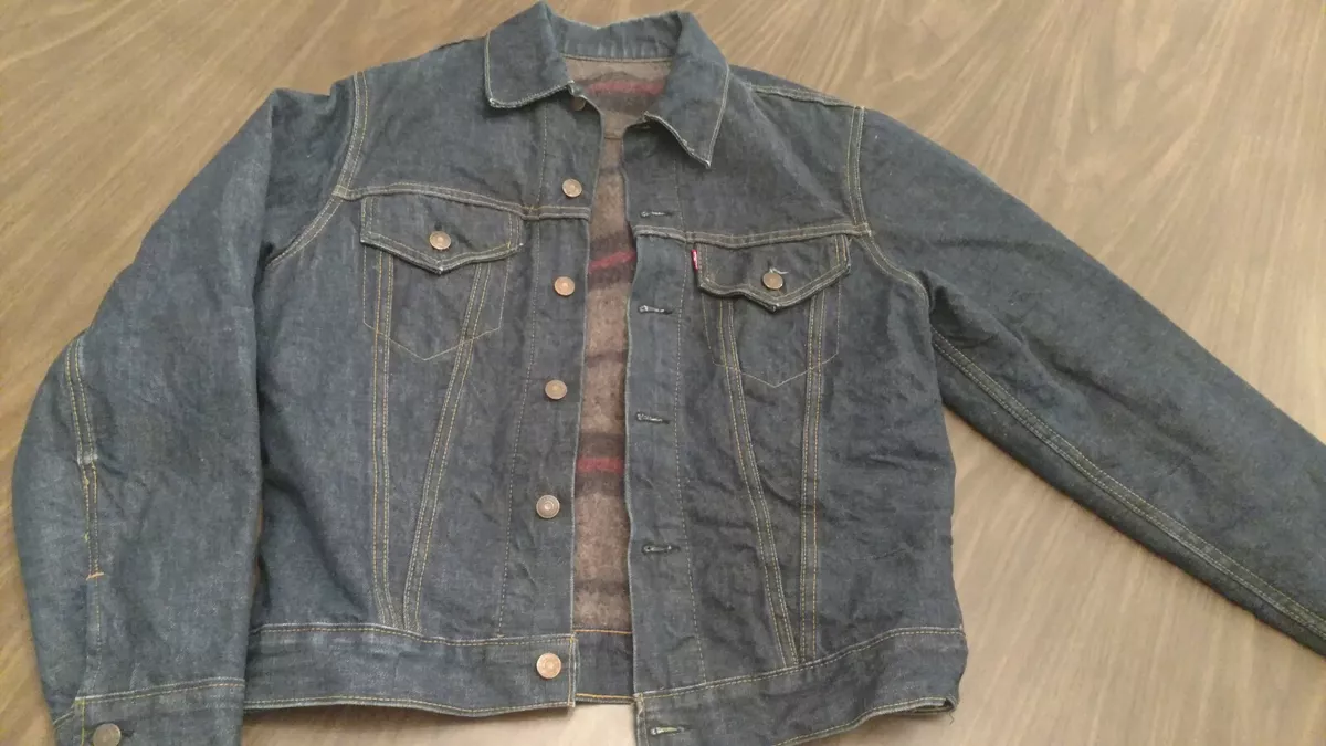 NOS 1960 s Levi s big E 524 lined jacket Dead stock True unworn condition