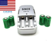 3.0V Rechargeable Lithium-ion Battery / Charger For CR2 15270 US STOCK Brand New