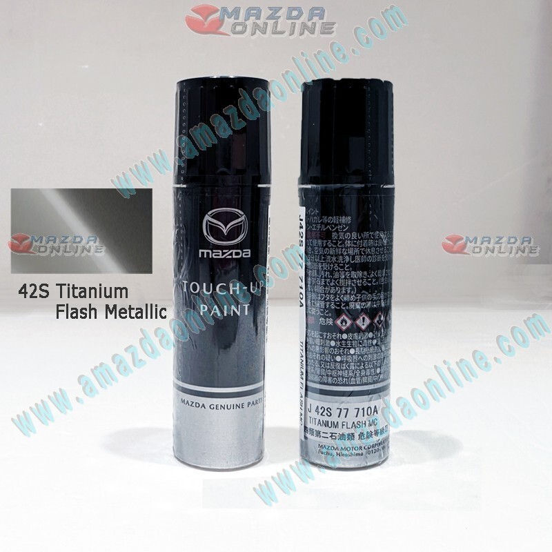 Mazda Japan Original Touch Up Paint 15ml x 1PC - 42S Titanium
