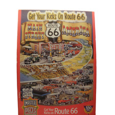 Get Your Kicks on Route 66 - 550 Piece Puzzle Complete