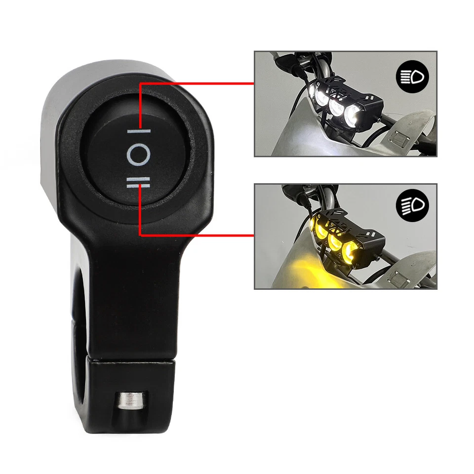 LED Headlight Light Bar Kit For CRF110 KLX110 TTR110E KLX450R XR650 KLX140 Bike - Image 3 of 4