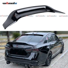 FOR 2019-2025 NISSAN ALTIMA R STYLE GLOSS BLACK HIGH KICK DUCKBILL TRUNK SPOILER