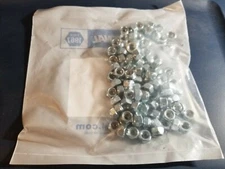 M6-1.0 - Nylon Insert Lock Nuts, Steel Zinc RoHS CR+3 Qty 100 Pack