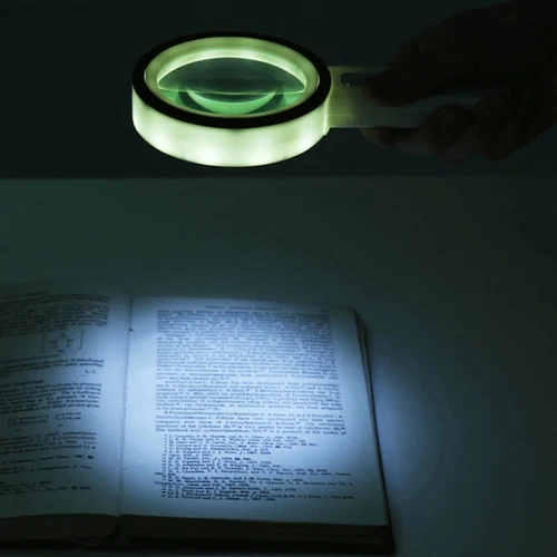 Lupe 12 LED Handlupe mit Licht 30 Fach Vergrößerungsglas Leselupe für Senioren - Bild 11 von 12