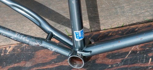 Vintage 80s Schwinn Cruiser Bike FRAME 21" Large Steel Giant MTB Beach Bicycle - Picture 8 of 12