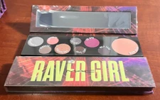 Mac Cosmetic Eyeshadow Palette Raver Girl Eye Shadow 8 Shadow + Highlight Powder