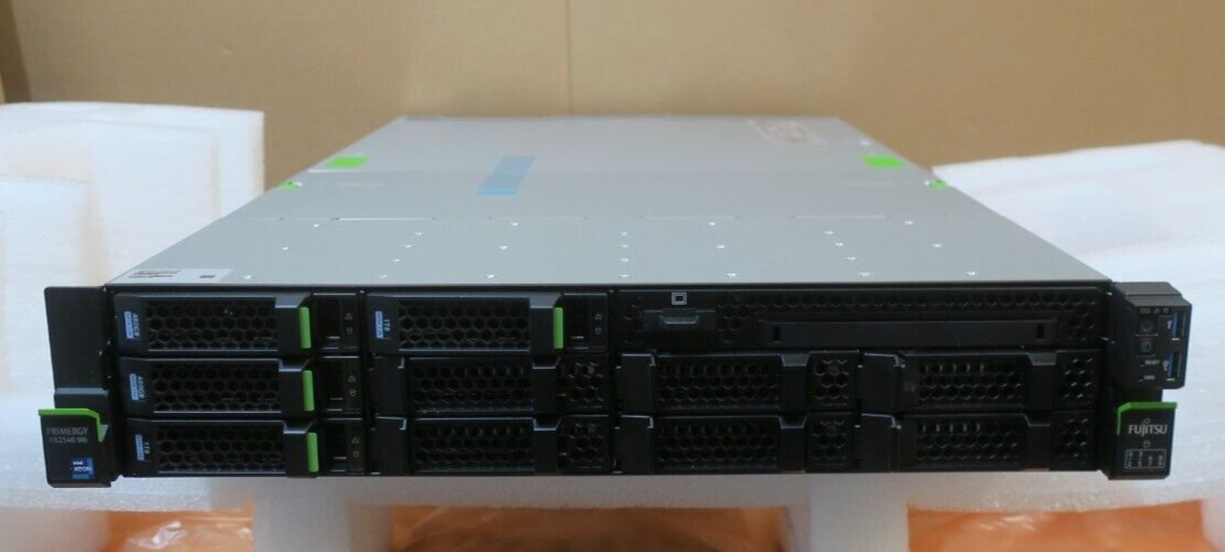 Fujitsu Primergy RX2540 M6 2x 16C Silver 4314 128GB 2.96TB NVidia