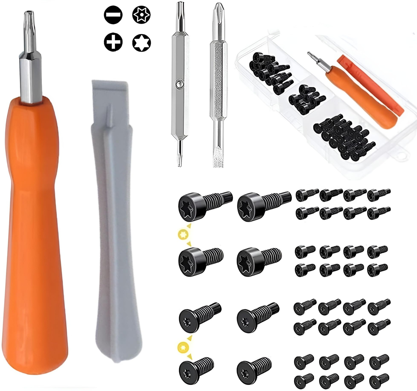 Ring Doorbell Screwdriver with 40 Screwsfor,Replacement install for Ring Vide...-image