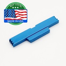 Extended Stainless Steel Slide Lock Lever For GLOCK Gen 1-4 Light Blue