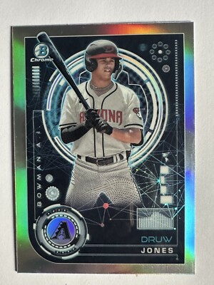 2024 Bowman Chrome Bowman AI Druw Jones #BAI-7 Diamondbacks Baseball Card