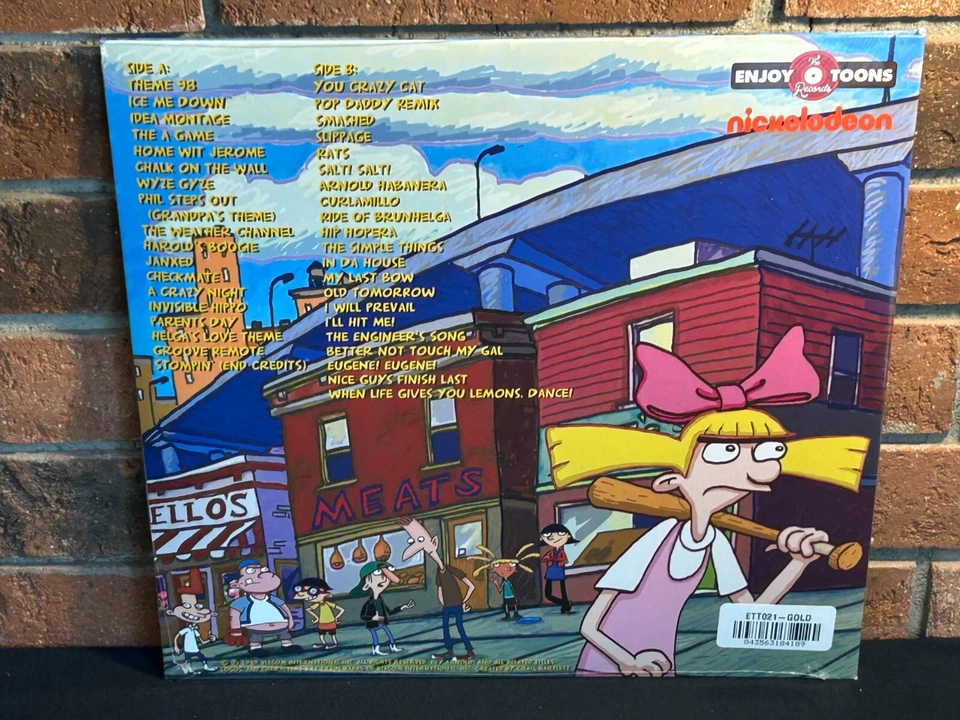 HEY ARNOLD! - The Music Vol. 1, Limited TRI-COLORED VINYL LP Gatefold Sealed! - Image 3 of 4
