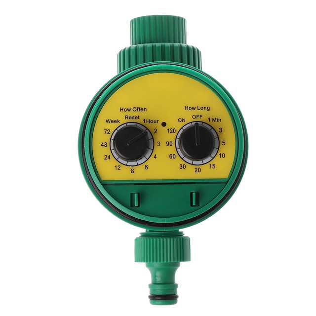 Two Dial Automatic Electronic Water Timer Garden Watering Irrigation Controller