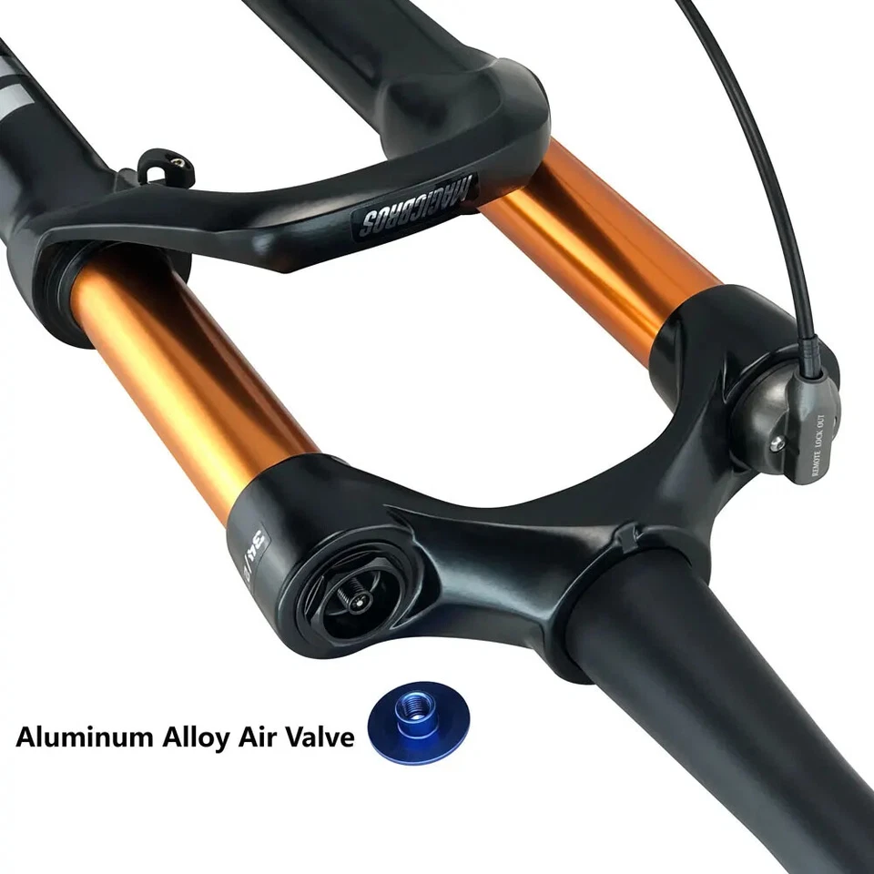 Thru Axle 15x110MM 26 27.5 29In 120mm Travel Manaul Remote MTB Bicycle Air Fork - Image 2 of 4