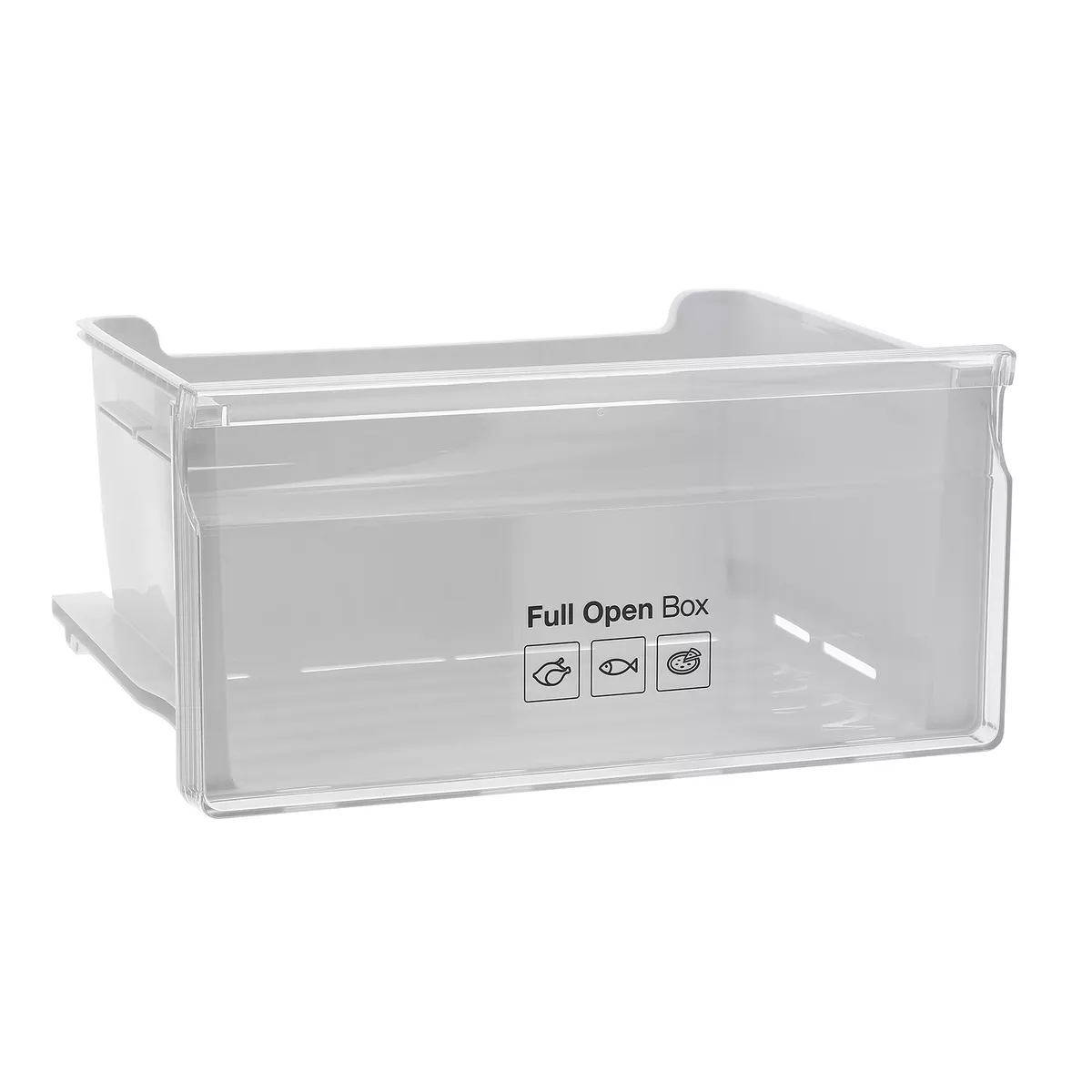 Samsung Middle Freezer Tray Full Open Box Frozen Food Container