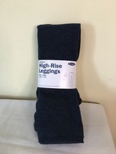NWT Old Navy Women's Navy Rib High Rise Jersey Leggings Pants Small