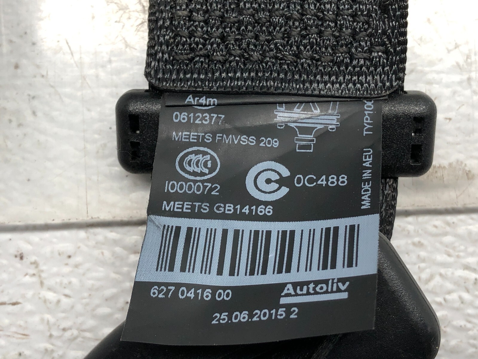 2014-2024 MASERATI GHIBLI S RIGHT PASS REAR SEAT BELT SEATBELT RETRACTOR OEM
