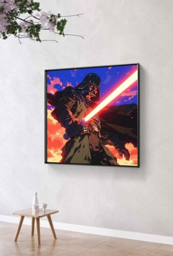 Darth Vader comic style wall art home decor gallery gift idea gallery - Picture 2 of 8
