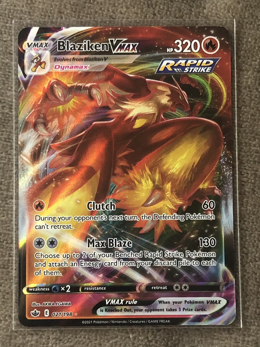 ポケモン - vino Blaziken Vmax 021/198 Chilling Reign NM Full Art Ultra Rare
