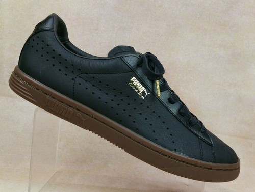 Puma Court Star Black Leather Tennis Shoes 357255-04 Men's US 13 / EUR 47 |  eBay