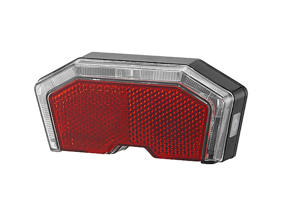 Union LED Fahrrad Batterie Rücklicht Senso für Gepäckträger Lichtleiste mit STVO