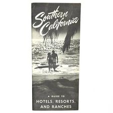 1953 Southern California Guide Brochure All Year Club Hotel Resorts Booklet 2M