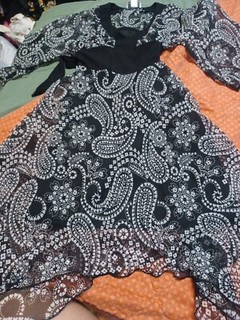 iz byer california dress Girls Size 7 Black & White