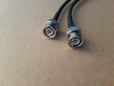 US MADE RG-58 BNC Male to BNC Male Coaxial Cable 50 Ohms lot