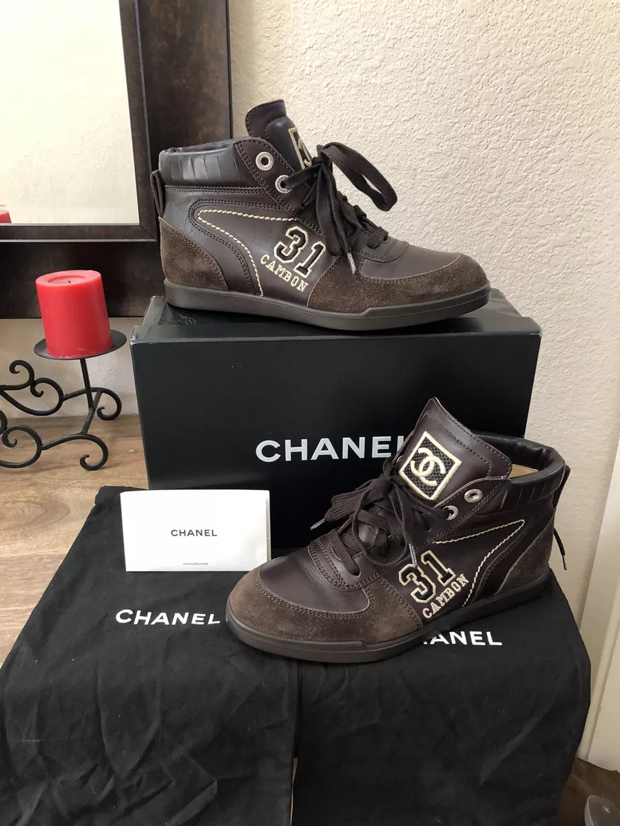 Used chanel QUILTED HIGHTOP SNEAKERS SHOES 7 SHOES / ATHLETIC - CASUAL