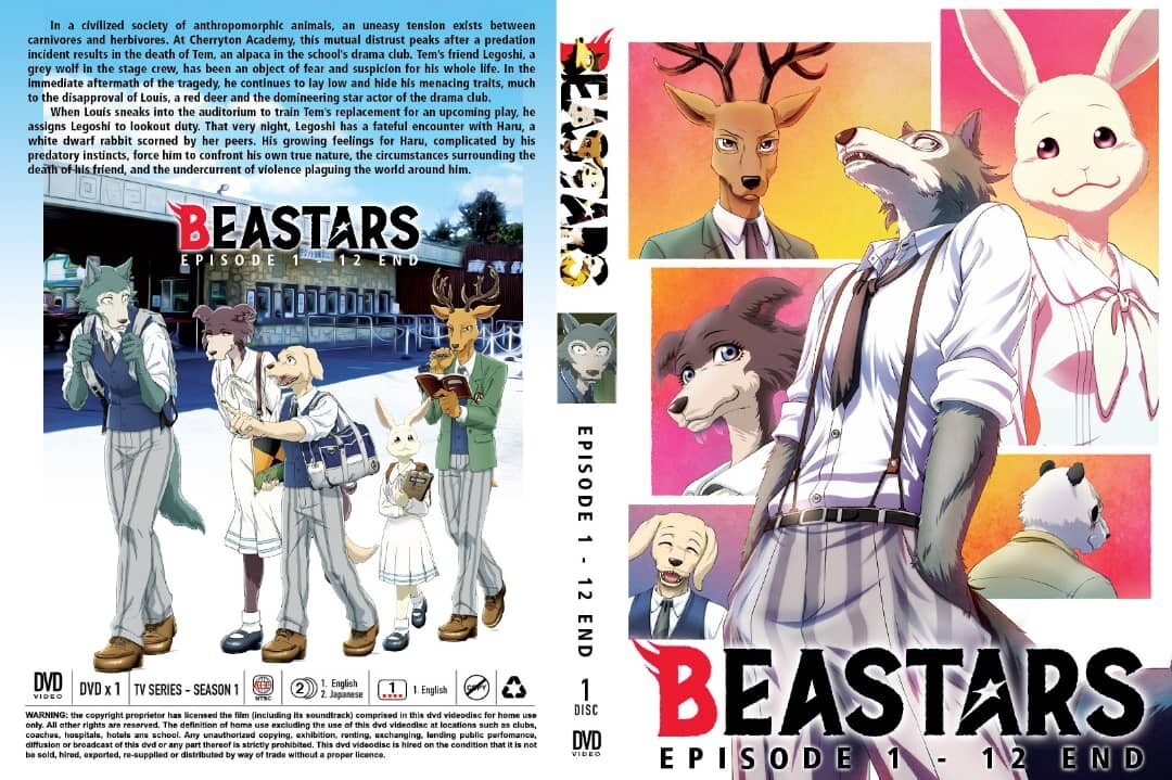 Beastars (Season 1&2: VOL.1 - 24 End) ~ All Region ~ English