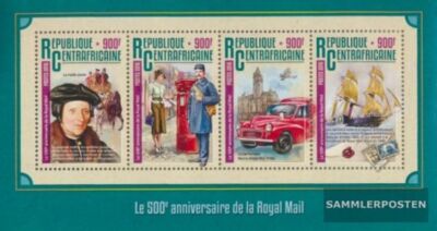 Afrique Centrale République 4156-4159 Feuille Miniature (complète