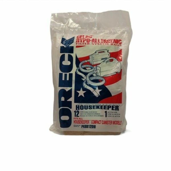 Oreck PKBB12DW Super Compact Canister Advanced Filtration Disposable