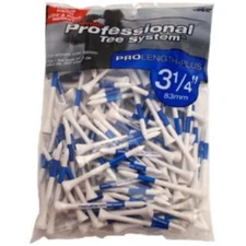 Pride Professional Tee System, 3.25 Inch Blue on White Prolength plus Tee, 135 C