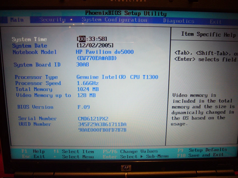 HP Pavilion dv5000/ dv5145ea Notebook - Bild 3 von 4