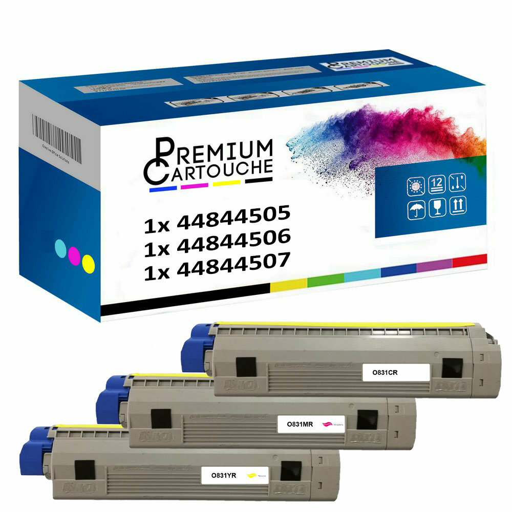 Toner 44844507 couleur premium compatible OKI pour impressions haute définition