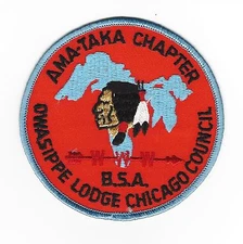 BOY SCOUT  OA  7  OWASIPPE  AMA-TAKA CHPTR  R1    CHICAGO A.C.  ILL