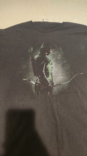 Green Arrow CW Black T Shirt Mens  DC Comics Graphic Print  - Picture 1 of 3
