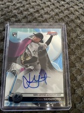 2020 Bowman's Best Best of 2020 Auto Jordan Yamamoto B20-JY Rookie Auto RC