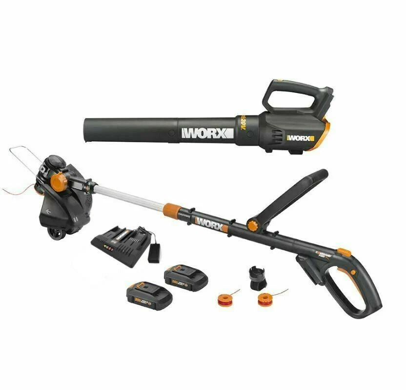 WORX GT Revolution String Trimmer and Turbine Blower - Thumbnail 4