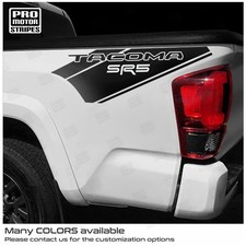 Toyota Tacoma 2016-2023 Side Bed Sr5 Lettering Graphic Decal Choose Color