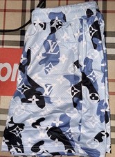 OBX Collective Shorts Men  s Luxury Designer Logo Print Mesh Athletic Urban