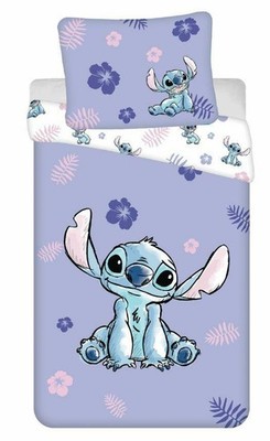 Bettwäsche-Set 140x200 Lilo und Stitch lila Kissenbezug 70x90 JF 02